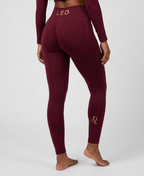 Zodi Fit Leo Edition Seamless Compression Leggings – Burgundy