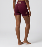 Zodi Fit Leo Edition Seamless Compression Shorts – Burgundy