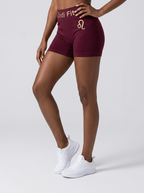 Zodi Fit Leo Edition Seamless Compression Shorts – Burgundy