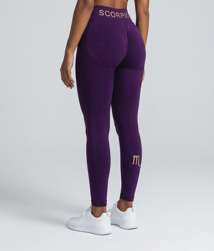 Zodi Fit Scorpio Edition Seamless Compression Leggings – Scorpio Royal Purple