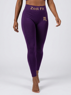 Zodi Fit Scorpio Edition Seamless Compression Leggings – Scorpio Royal Purple