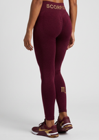 Zodi Fit Scorpio Edition Seamless Compression Leggings – Scorpio Burgundy