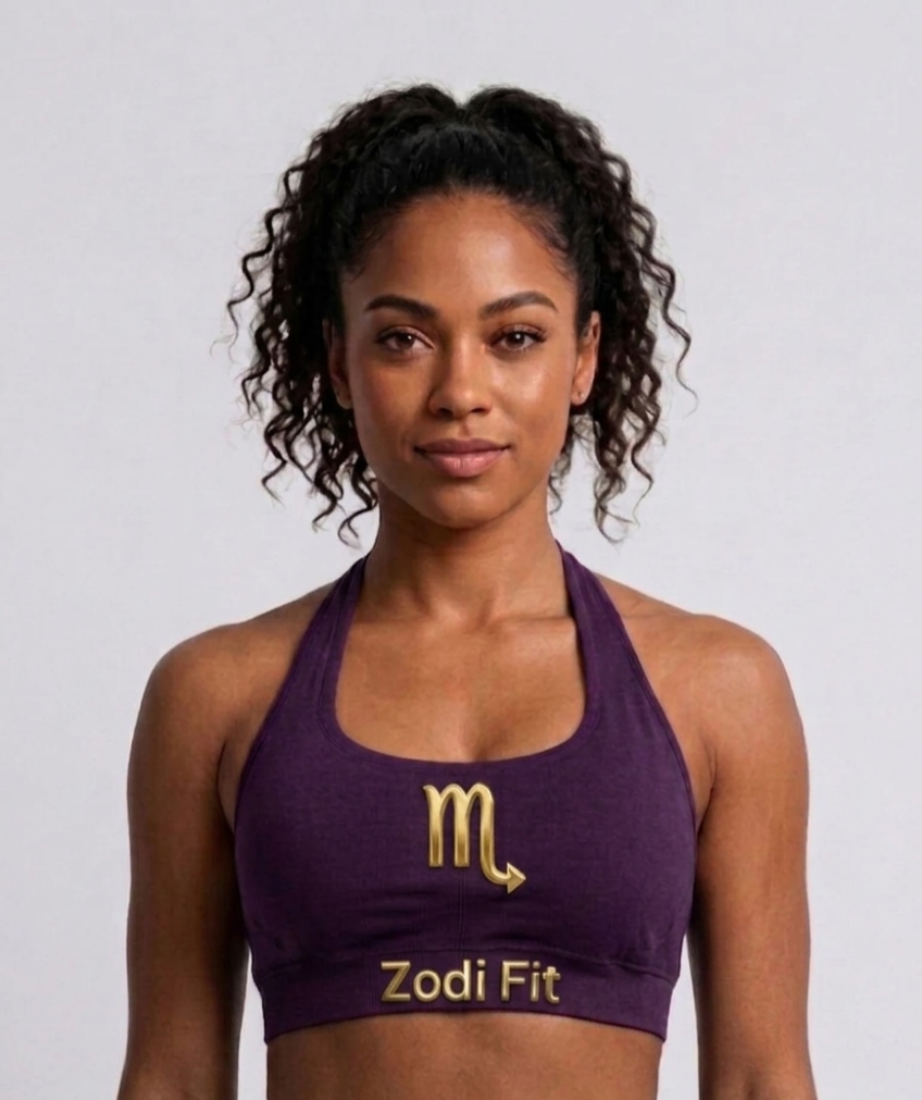 Zodi Fit Scorpio Edition Seamless Sports Bra – Scorpio Royal Purple