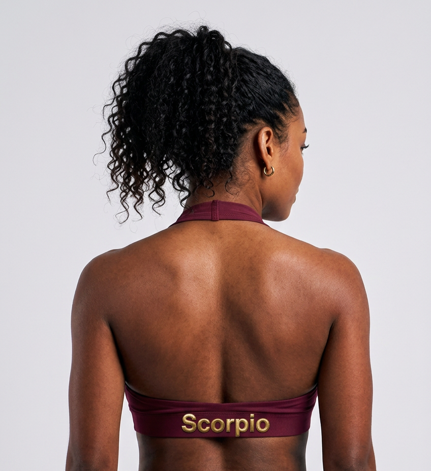 Zodi Fit Scorpio Edition Seamless Sports Bra – Scorpio Burgundy