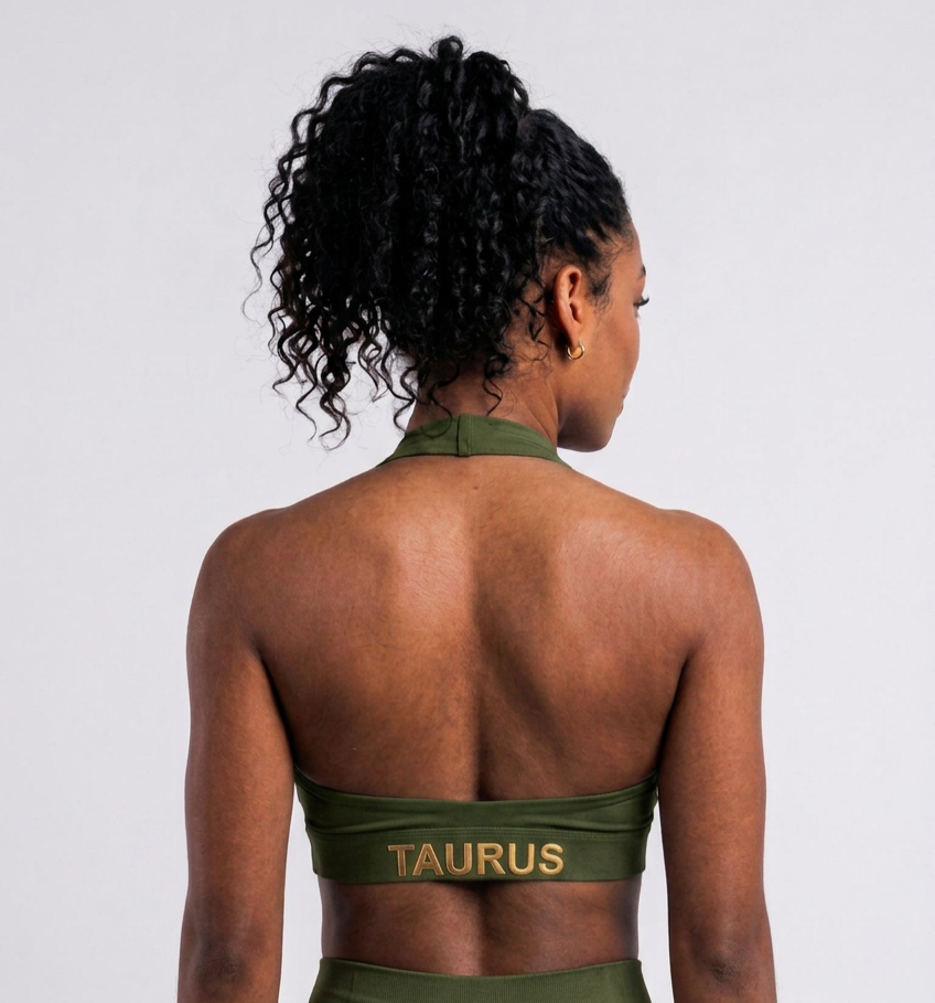 Zodi Fit Taurus Edition Seamless Sports Bra – Taurus Olive Green