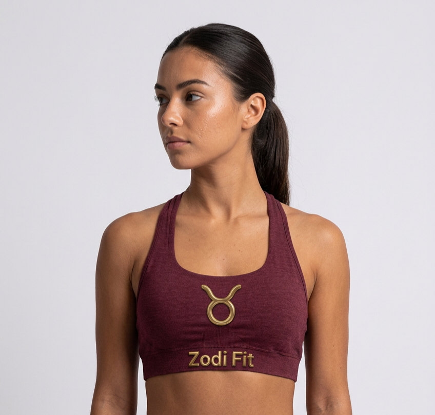 Zodi Fit Taurus Edition Seamless Sports Bra – Taurus Coffee Brown