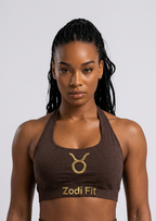 Zodi Fit Taurus Edition Seamless Sports Bra – Taurus Coffee Brown