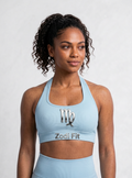 Zodi Fit Virgo Edition Seamless Sports Bra – Ice Blue