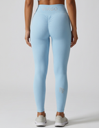 Zodi Fit Virgo Edition Seamless Compression Leggings – Ice Blue