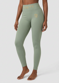 Zodi Fit Virgo Edition Seamless Compression Leggings – Light Sage