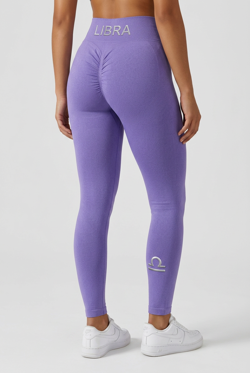 Zodi Fit Libra Edition Seamless Compression Leggings – Lavender