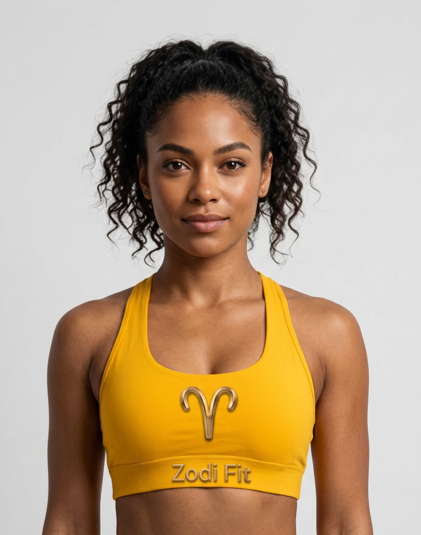 Zodi Fit Aries Edition Seamless Sports Bra – Aries Electric Yellow