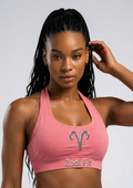 Zodi Fit Aries Edition Seamless Sports Bra – Aries Coral Pink