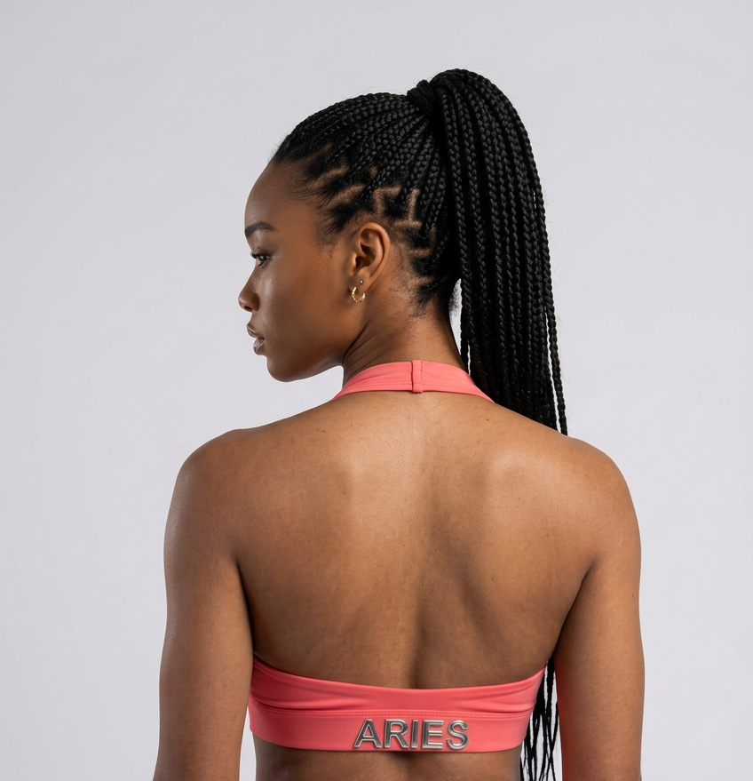 Zodi Fit Aries Edition Seamless Sports Bra – Aries Coral Pink