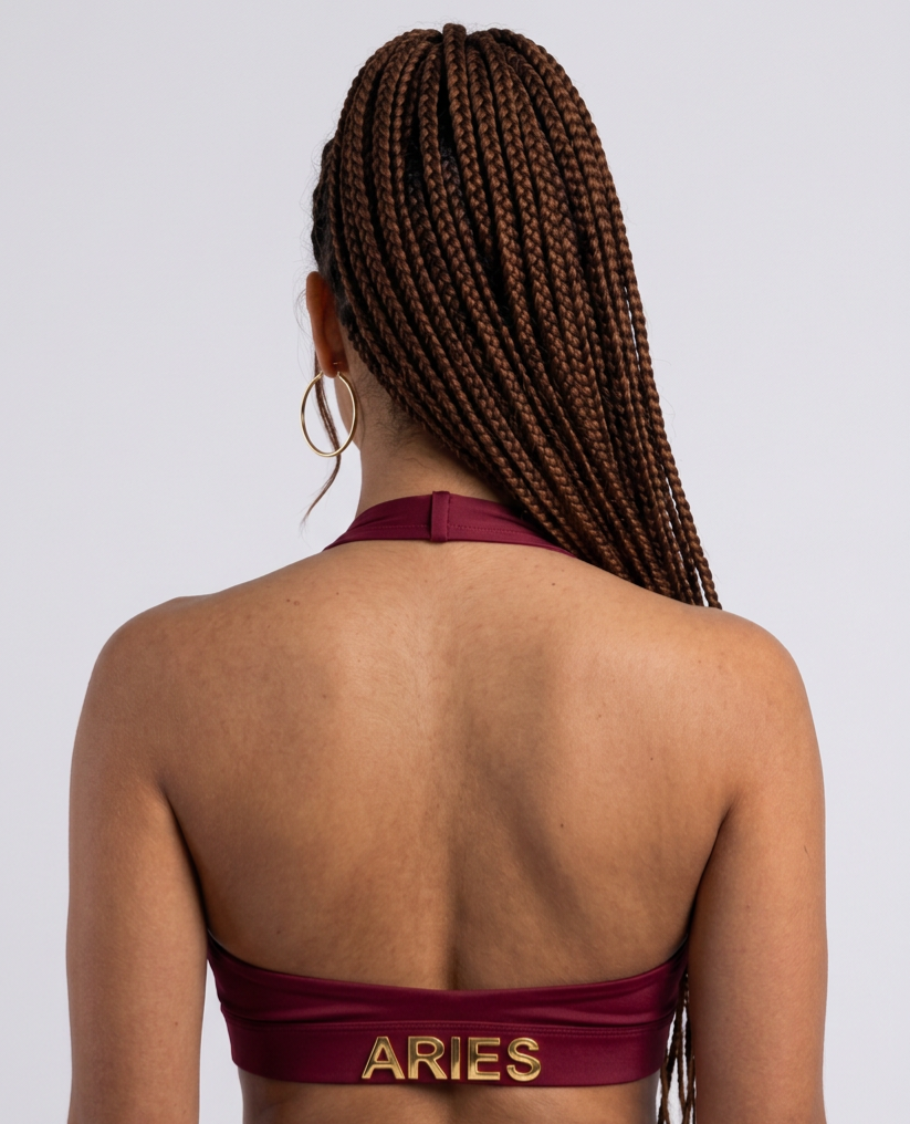 Zodi Fit Aries Edition Seamless Sports Bra – Aries Burgundy