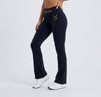 Zodi Fit Taurus Edition Luxury Flare Leggings – Taurus Onyx Black