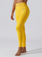 Zodi Fit Aries Edition Seamless Compression Leggings – Aries Flame Yellow
