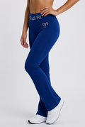 Zodi Fit Aries Edition Luxury Flare Leggings – Aries Light Royal Blue