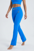 Zodi Fit Leo Edition Luxury Flare Leggings – Royal Blue