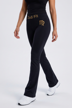 Zodi Fit Virgo Edition Luxury Flare Leggings – Virgo Onyx Black