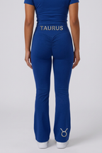 Zodi Fit Taurus Edition Seamless Luxury Flare Leggings – Taurus Royal Blue
