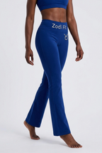 Zodi Fit Taurus Edition Seamless Luxury Flare Leggings – Taurus Royal Blue