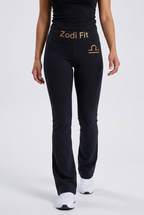Zodi Fit Libra Edition Luxury Flare Leggings – Libra Onyx Black