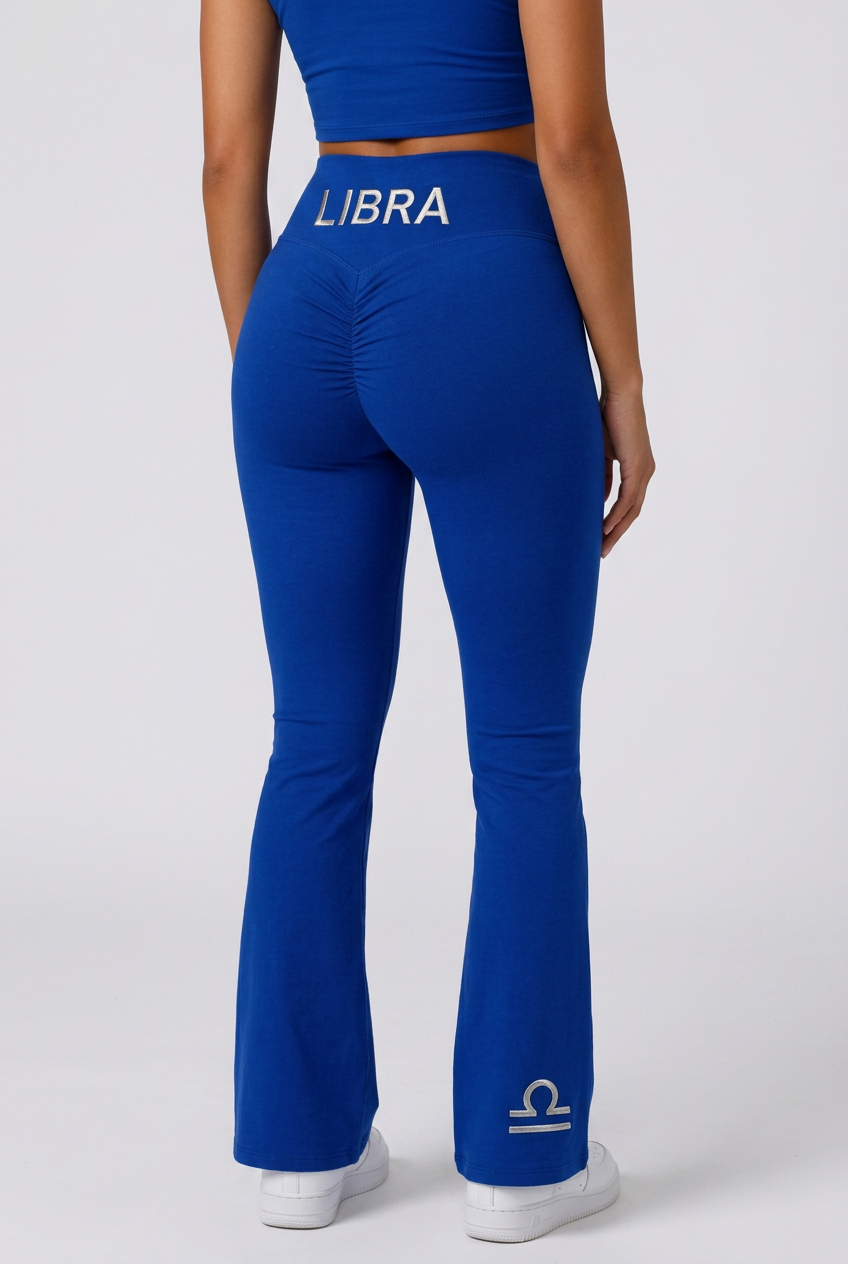 Zodi Fit Libra Edition Luxury Flare Leggings – Libra Light Royal Blue