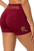 Zodi Fit Scorpio Collection Seamless Compression Shorts – Ruby Red