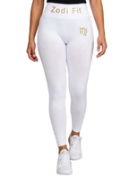 Zodi Fit Virgo Collection Seamless Compression Leggings – Pure White