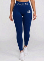 Zodi Fit Libra Collection Seamless Compression Leggings – Royal Blue