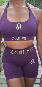 Zodi Fit Leo Collection Seamless Compression Shorts – Royal Purple