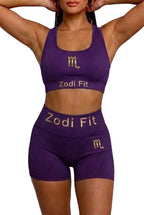 Zodi Fit Scorpio Collection Seamless Compression Shorts – Royal Purple
