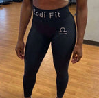Zodi Fit Libra Collection Seamless Compression Leggings – Black Eclipse