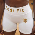 Zodi Fit Virgo Collection Seamless Compression Shorts – Pure White
