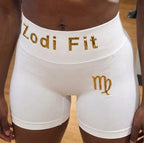 Zodi Fit Virgo Collection Seamless Compression Shorts – Pure White