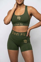 Zodi Fit Virgo Collection Seamless Sports Bra – Cosmic Moss