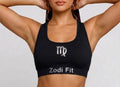 Zodi Fit Virgo Collection Seamless Sports Bra – Black Eclipse