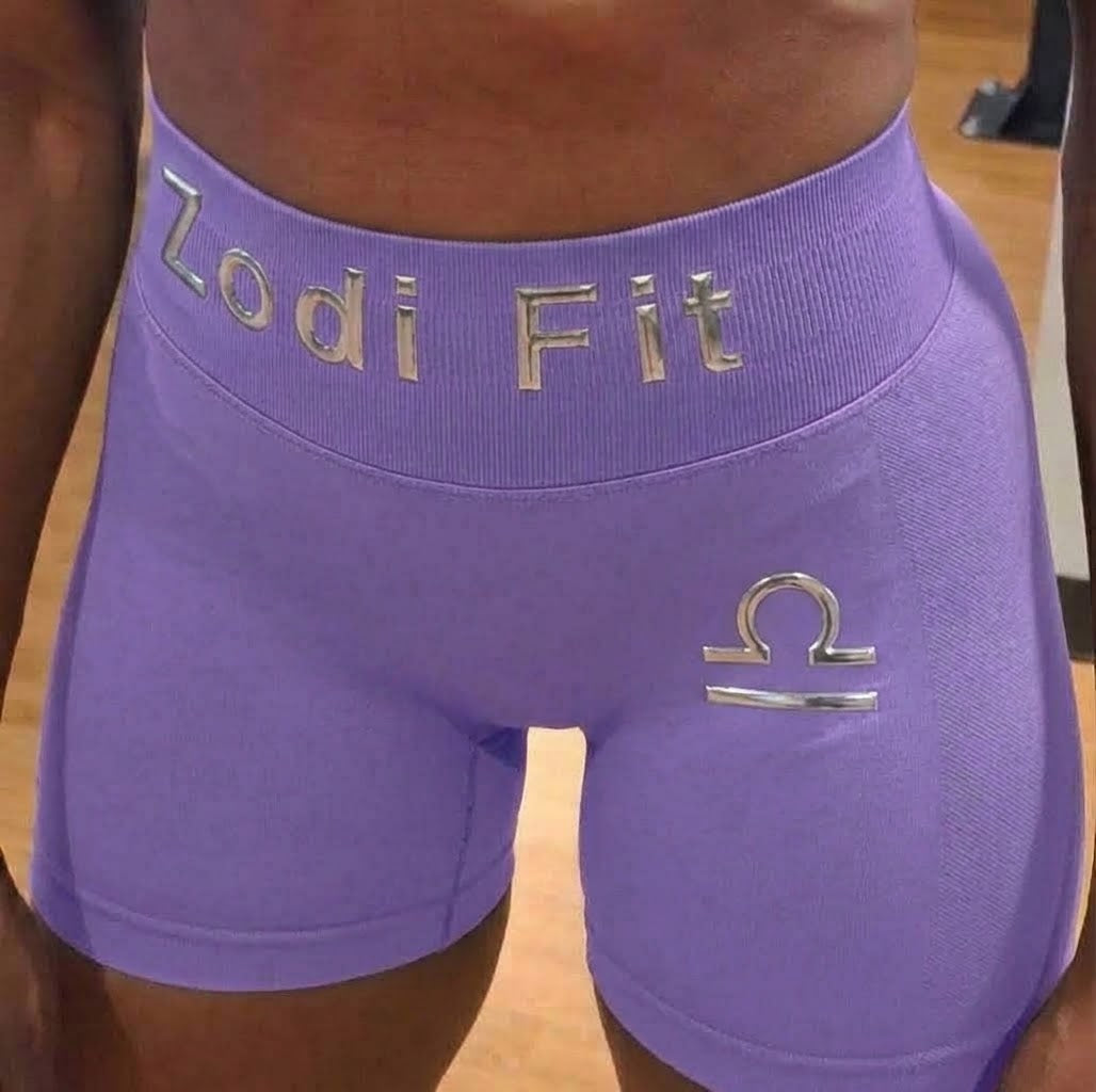 Zodi Fit Libra Collection Seamless Compression Shorts – Libra Lavender