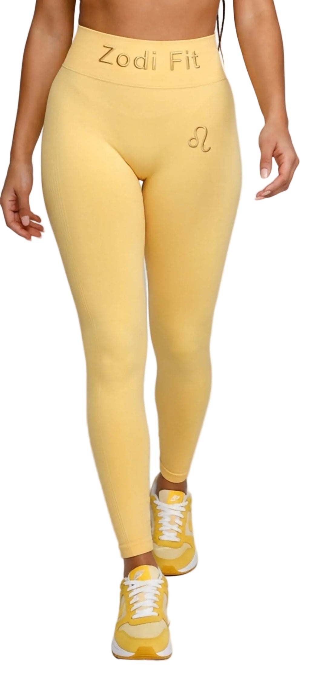 Zodi Fit Leo Collection Seamless Compression Leggings – Solar Gold