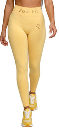 Zodi Fit Leo Collection Seamless Compression Leggings – Solar Gold