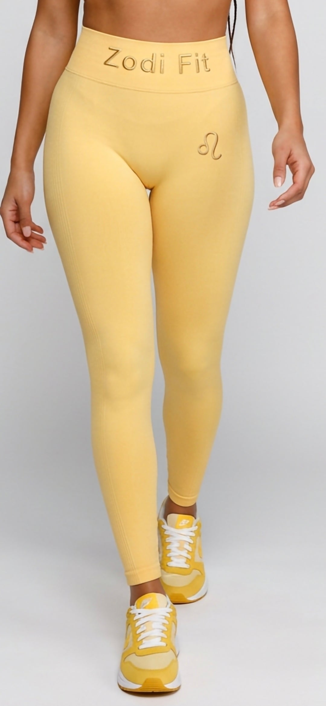 Zodi Fit Leo Collection Seamless Compression Leggings – Solar Gold