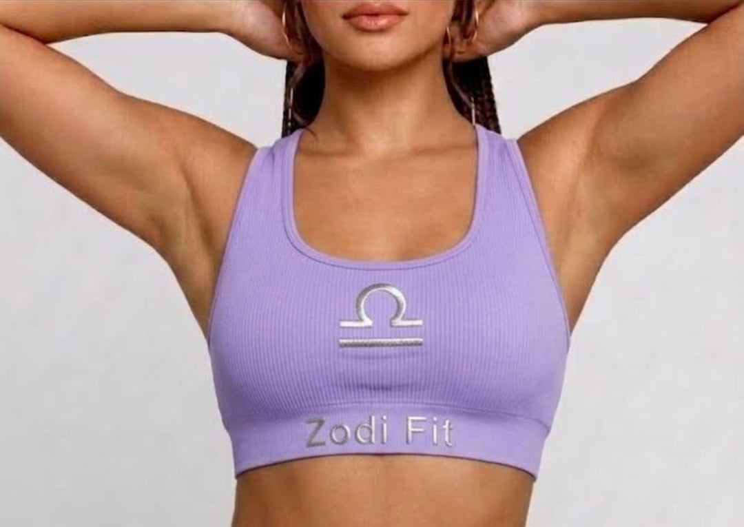 Zodi Fit Libra Collection Seamless Sports Bra – Libra Lavender