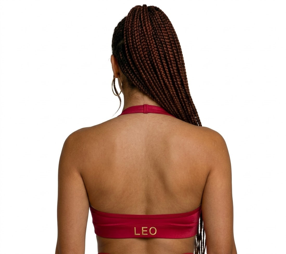 Zodi Fit Leo Collection Seamless Sports Bra – Ruby Red
