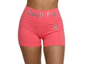 Zodi Fit Leo Collection Seamless Compression Shorts – Coral Pink