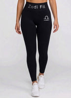 Zodi Fit Libra Collection Seamless Compression Leggings – Black Eclipse