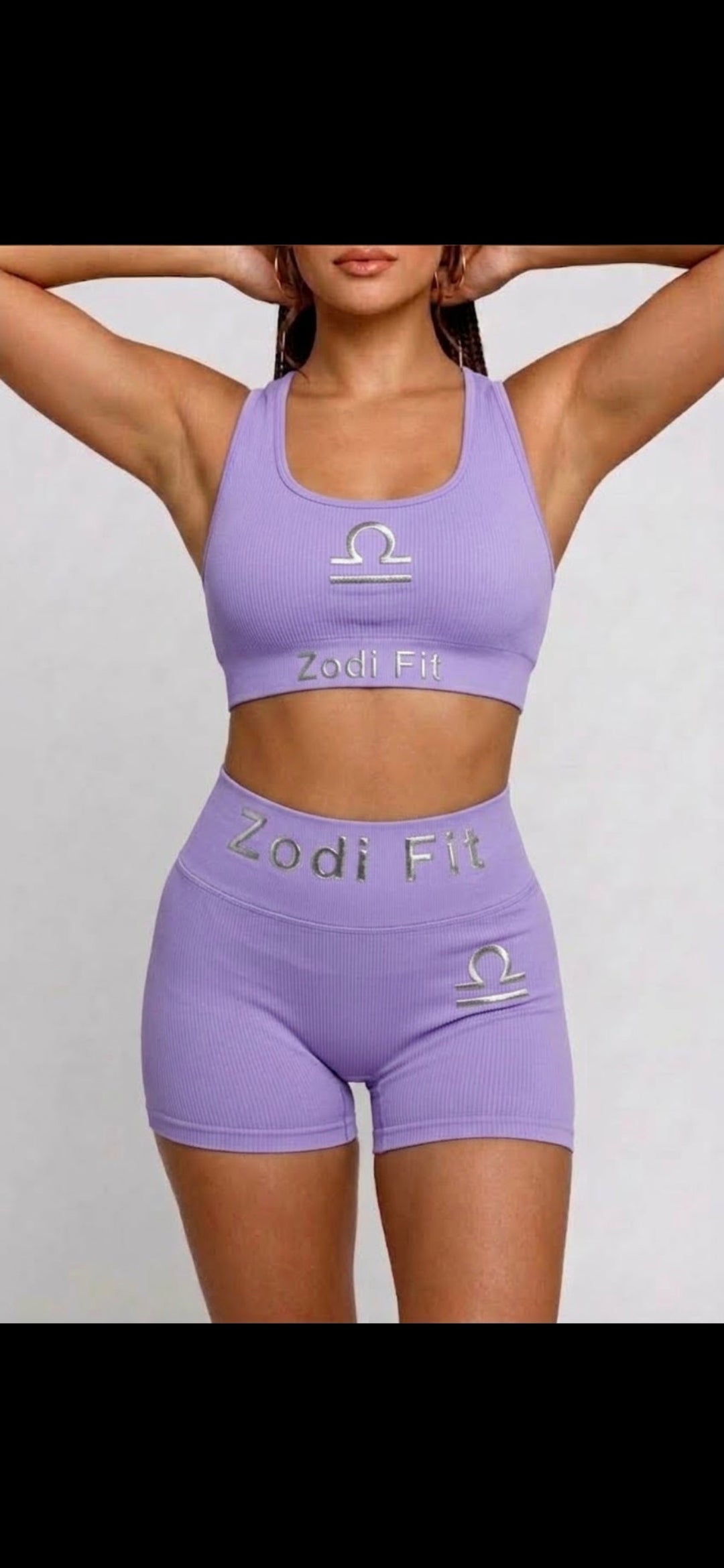 Zodi Fit Libra Collection Seamless Sports Bra – Libra Lavender