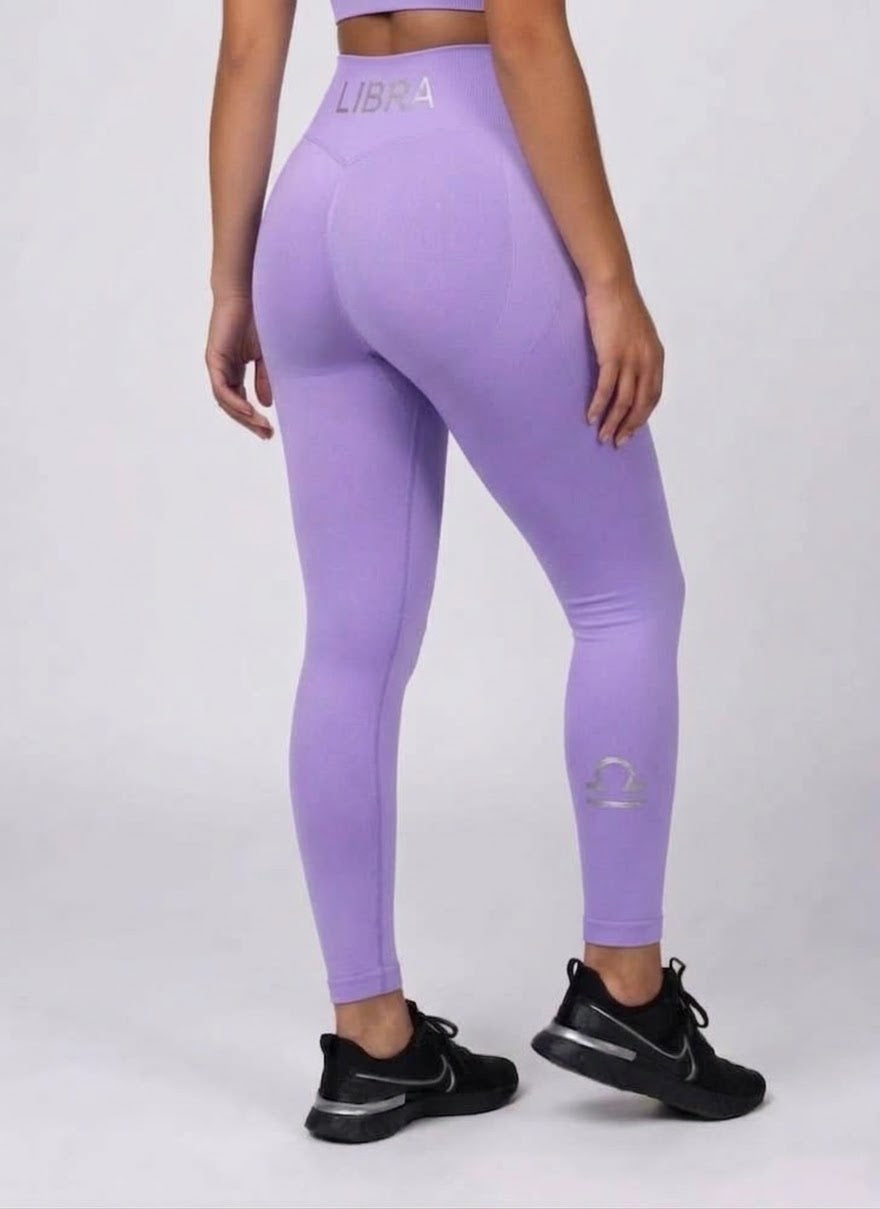 Zodi Fit Libra Collection Seamless Compression Leggings – Lavender