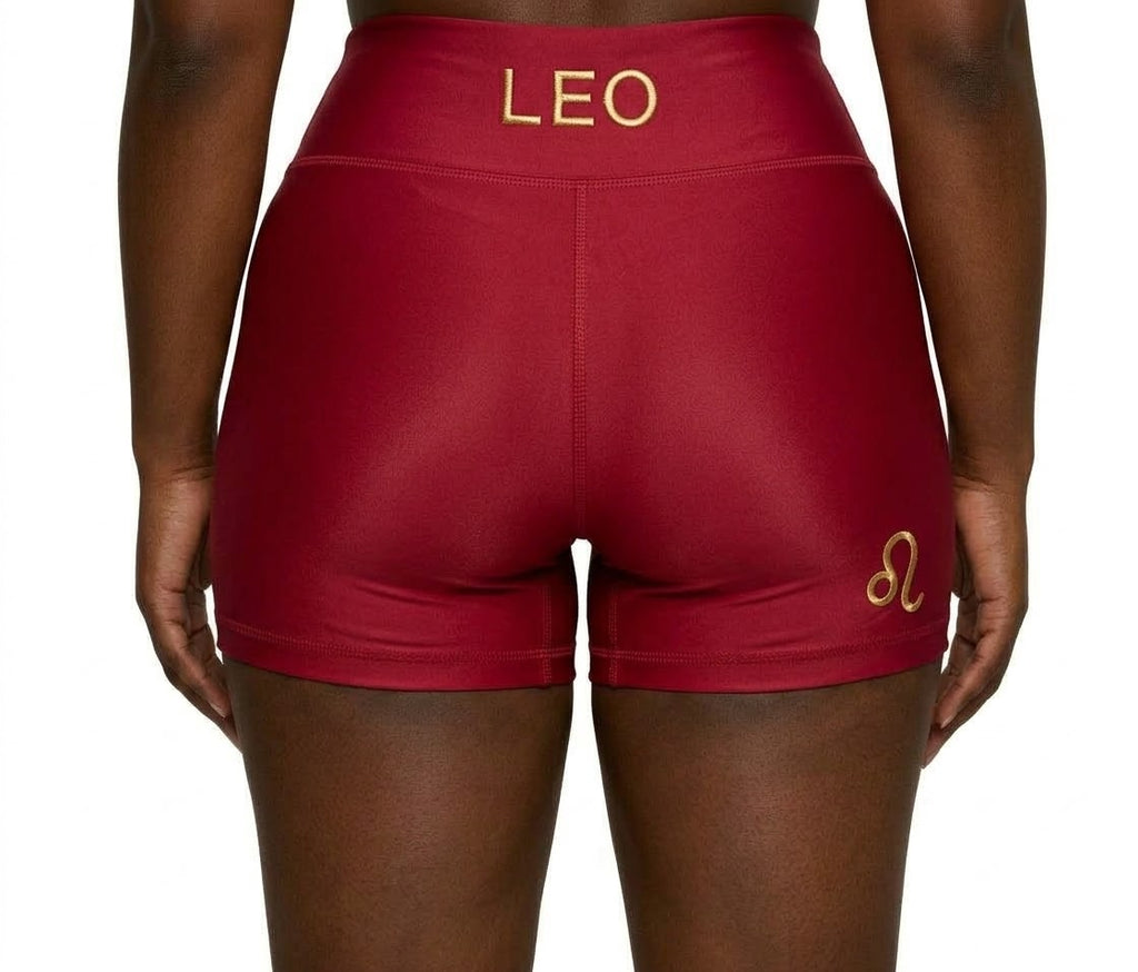 Zodi Fit Leo Collection Seamless Compression Shorts – Ruby Red