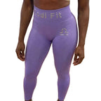 Zodi Fit Libra Collection Seamless Compression Leggings – Lavender